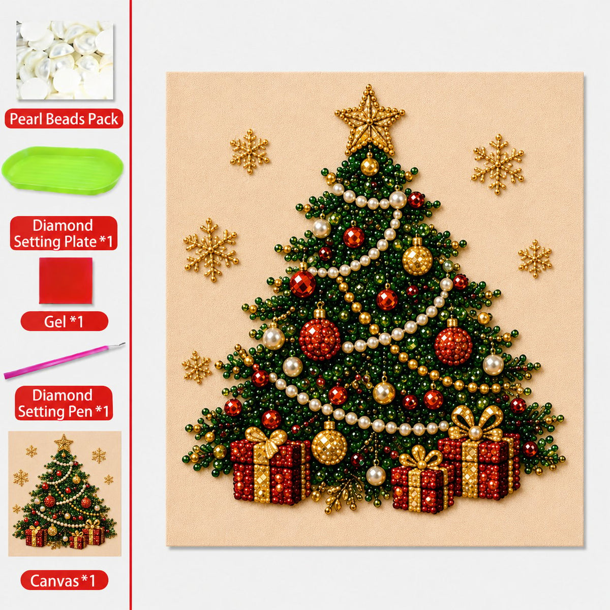 ❤️ Craft Magical Memories: 5-Theme 3D Pearl Art Kit for the Family 🎨