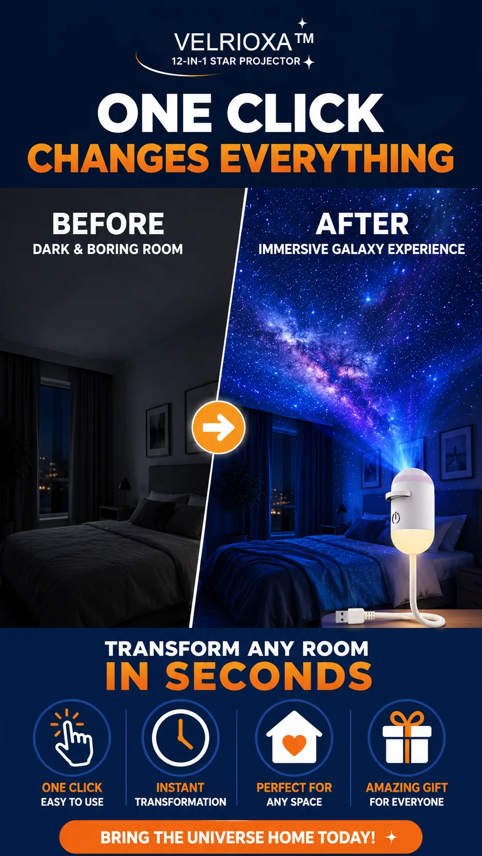 velrioxa™ 12-in-1 Star Projector
