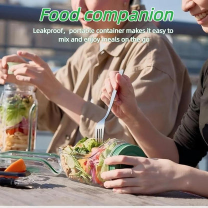 Side-Open Salad Jar