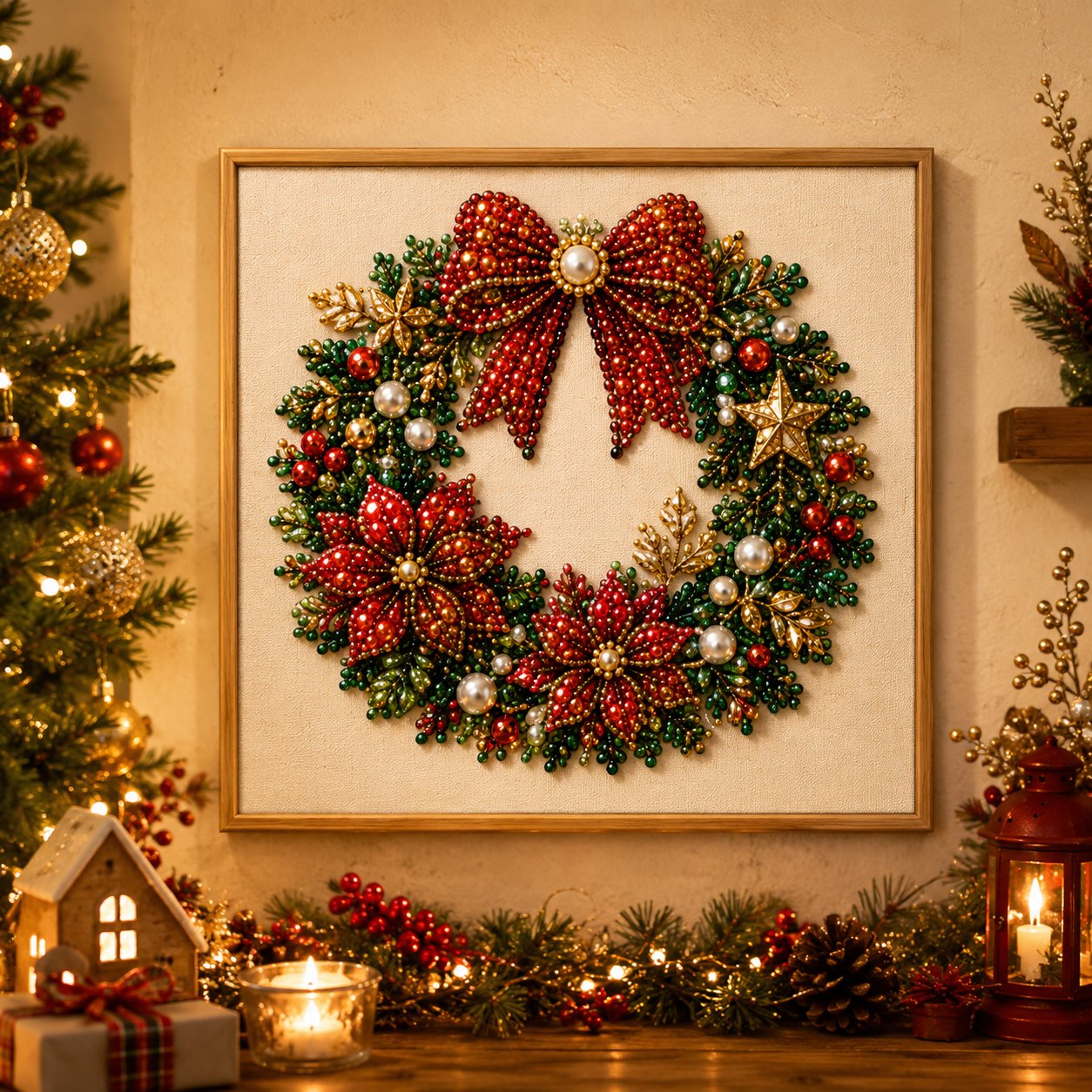 🎀 Elegante Kerstkrans