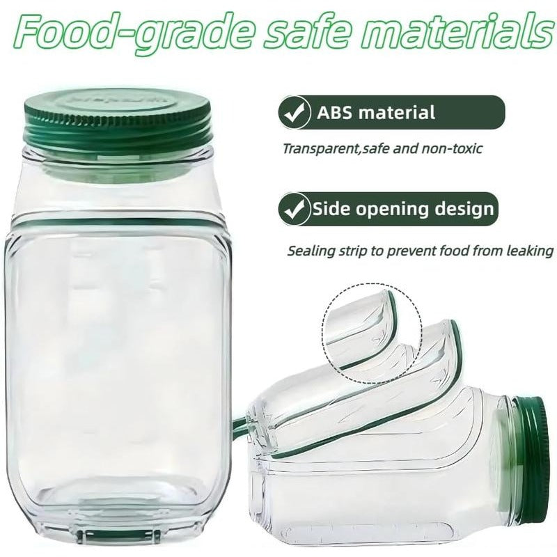 Side-Open Salad Jar