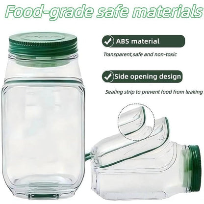 Side-Open Salad Jar