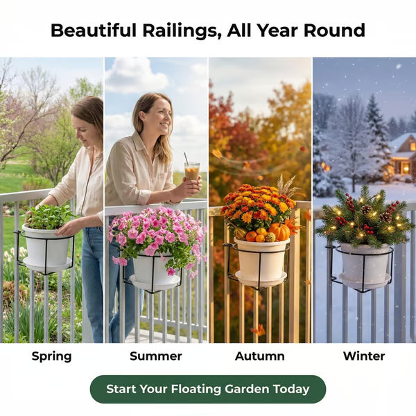 🔥2026 Hot Sale - Railing Plant Hanger