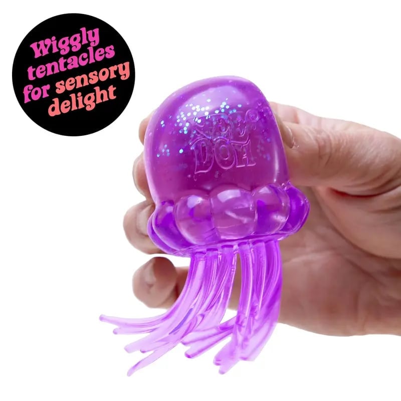 NeeDoh Schylling Jelly Squish – Soft Gel-Filled Sensory Squeeze Toy for Home, Office & Travel✨
