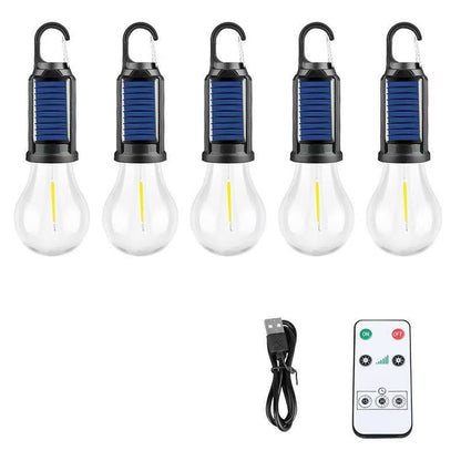 🌞 Solar Tent Camping Light Bulb