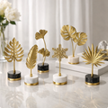 Nordic Metal Leaf Decorative Set – Home & Living Décor