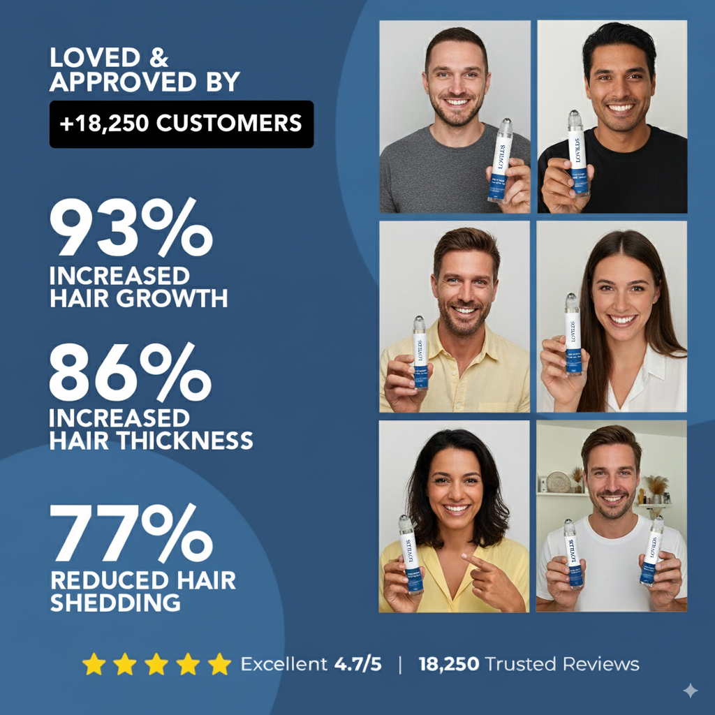 LOVILDS Hair Growth Roll on Serum
