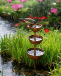 🌧️ Rain Catcher - Plant Support🐦 Metal Garden Ornament