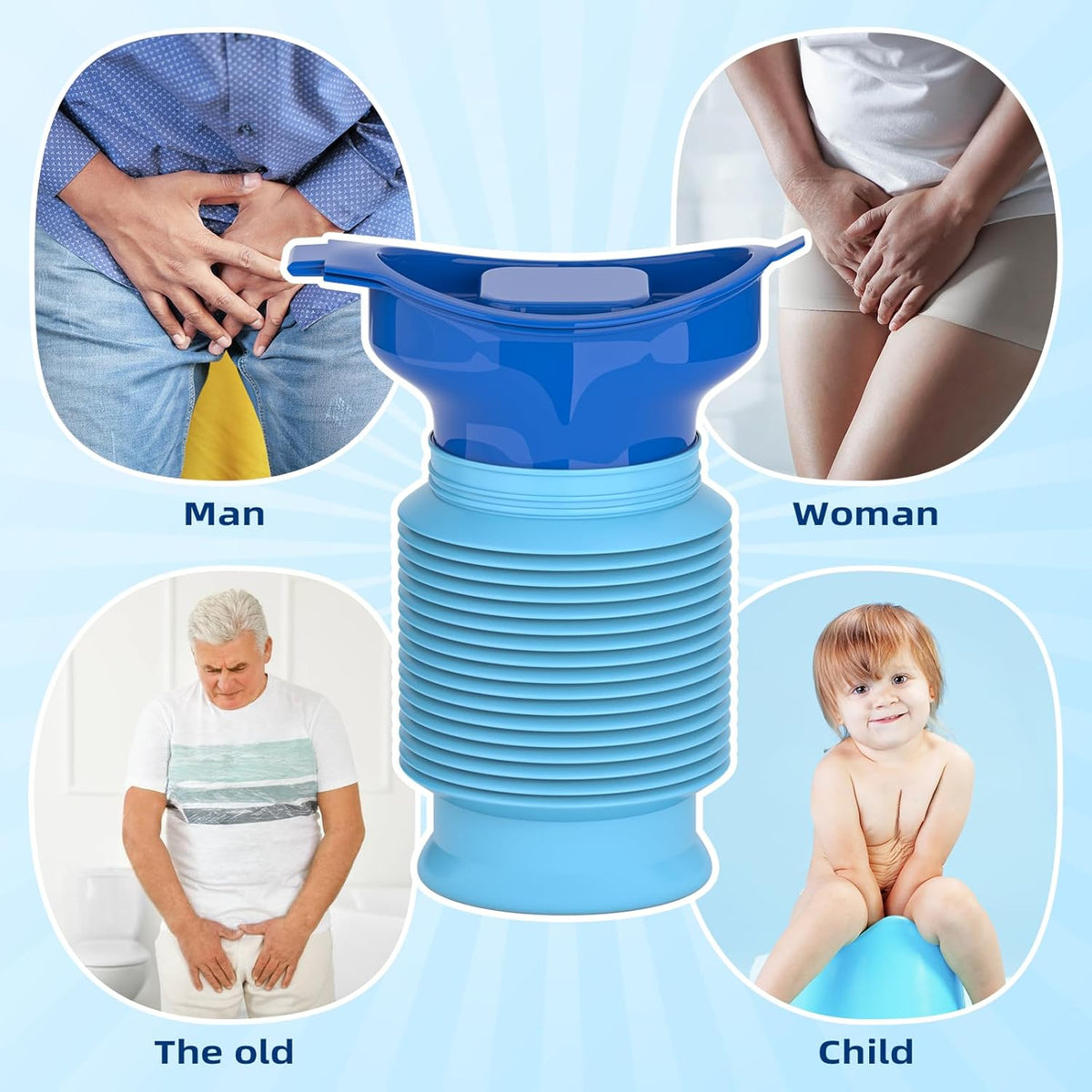 🏆 55K+ SOLD! 🌿🚻Portable Car Urinal – Perfect for Emergencies, Travel & Outdoor Use 🏕️