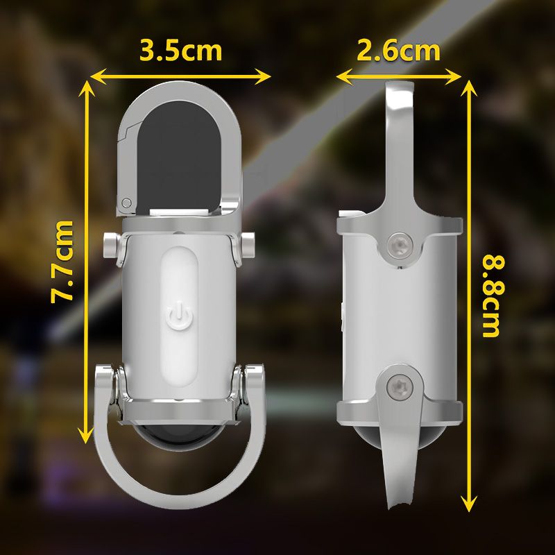 1200LM Super Bright Mini Keychain Flashlight Waterproof